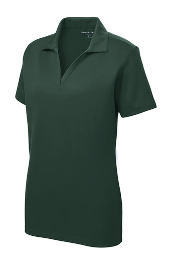 Sport Tek Womens 100% Polyester Dri-Fit Performance Polo Golf Shirt  M-LST640