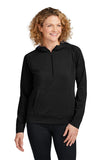 LST856  Sport-Tek® Ladies Sport-Wick® Stretch 1/2-Zip Hoodie