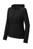 LST856  Sport-Tek® Ladies Sport-Wick® Stretch 1/2-Zip Hoodie