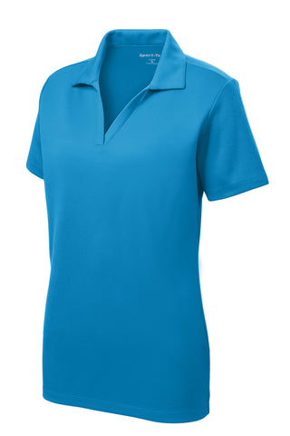 Sport Tek Womens 100% Polyester Dri-Fit Performance Polo Golf Shirt  M-LST640